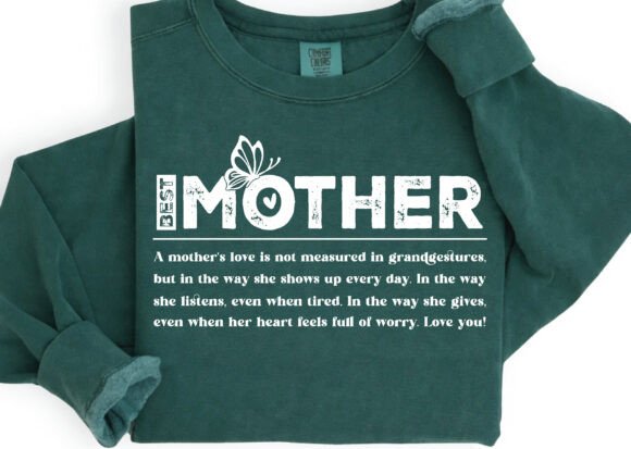Best Mother Words Png, Mothers Day SVG for T-Shirt Designs