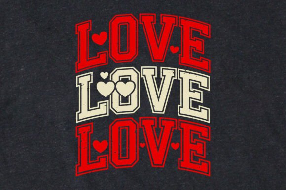 Captivating Love Heart Valentines Day Graphics for T-Shirts