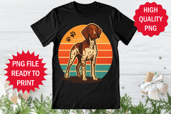 Charming Dog Retro Vintage Design for Embroidery