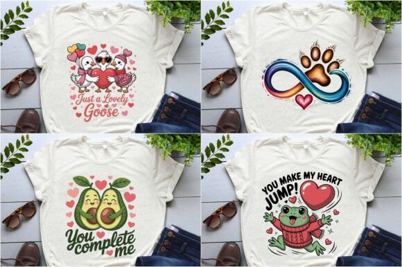 Cute Valentine's Day Graphics for T-Shirt Designs