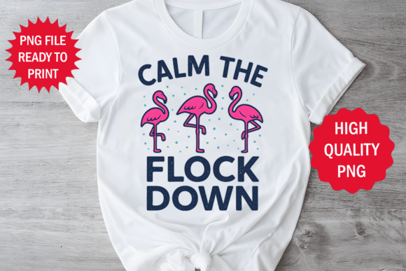 Funny Flamingo Graphics for T-Shirt Designs