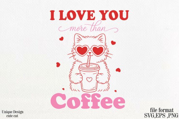Funny Valentine's Day Coffee SVG PNG