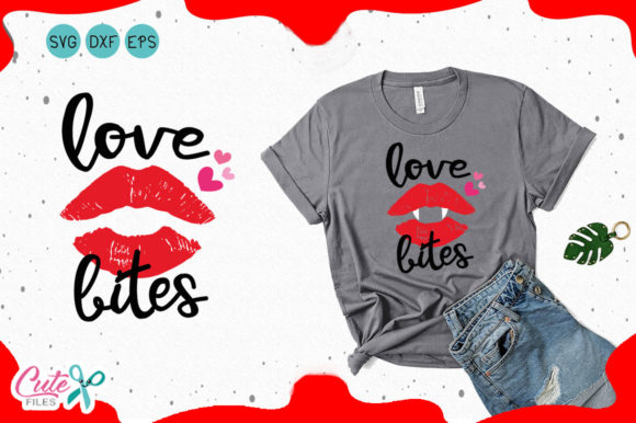 Love Bites - Perfect for T-Shirt Designs and Graphics