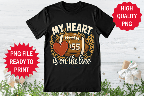My Heart on the Line: A Versatile T-Shirt Design for Graphics