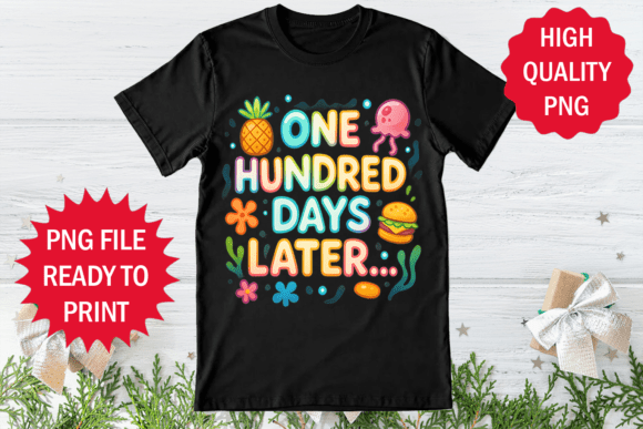 One Hundred Days Complete at School Graphics for T-Shirt Designs