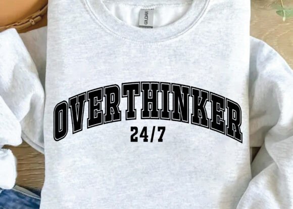 Overthinker 24/7: A Quirky, Relatable Design