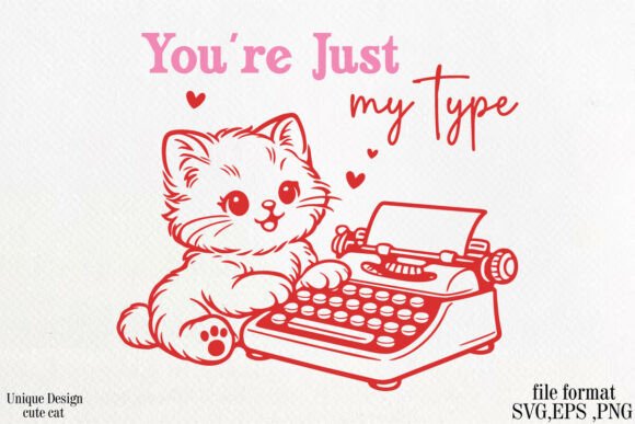 Review: Funny Valentine's Day CAT SVG PNG for Graphics & T-Shirt Designs