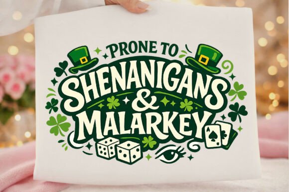 Shenanigans St Patrick's Day Graphics for T-Shirt Designs