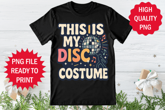 This is My Disc Costume 70s Retro Shirt: A Vibrant T-Shirt Design