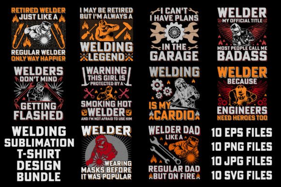 Welding Sublimation T-Shirt Bundle: A Graphics Gem